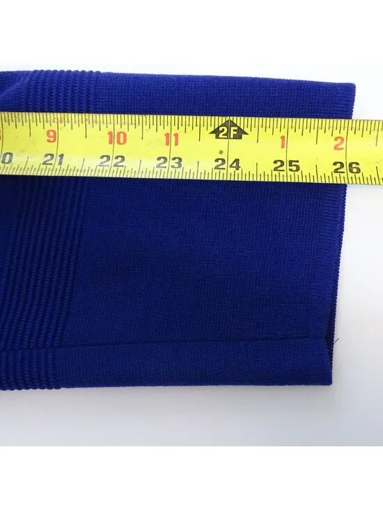 Vintage Misook Purple Open Front Knit Caridgan Blazer Jacket Size XL 90s Y2K - Picture 10 of 12